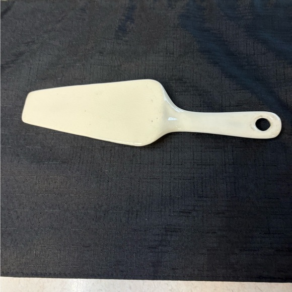 Vintage Ceramic Cake Server With Tulip Modif - Picture 4 of 6